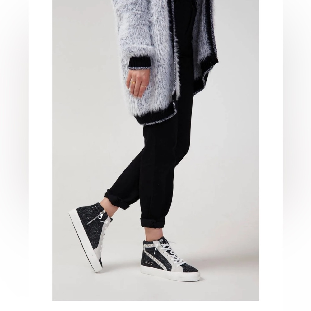 Vintage Havana Dormy Glitter High-Top Sneakers